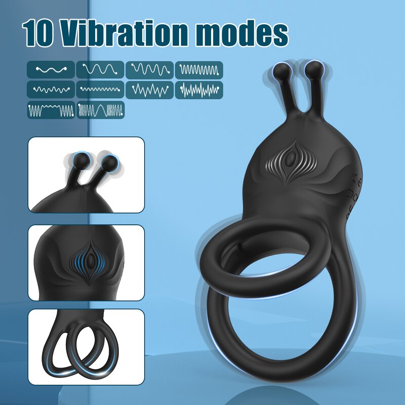 Cock Ring Factory - Charging Vibration Ring TPE Silicone