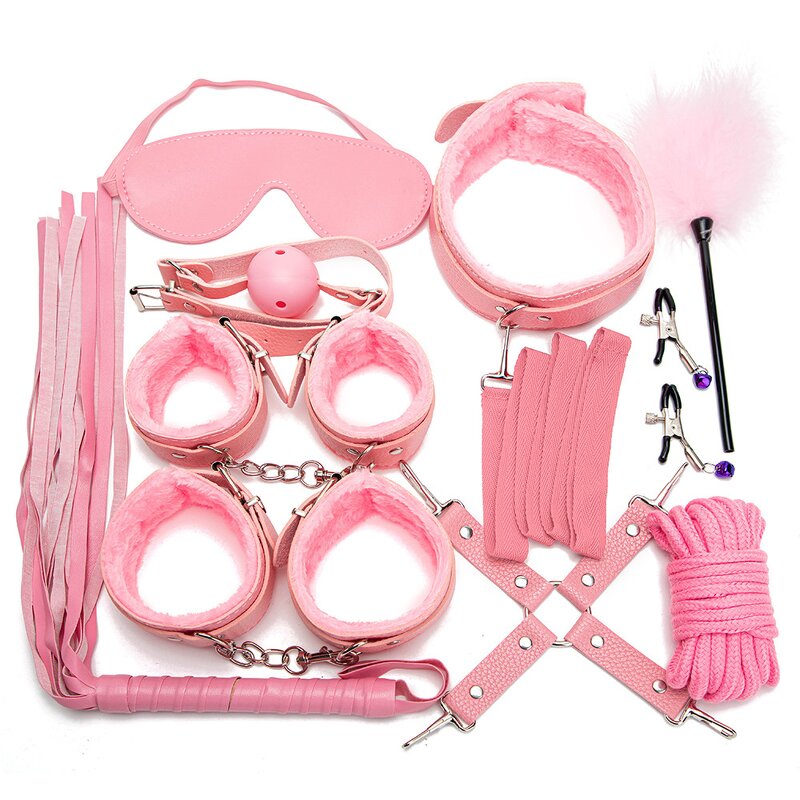 BDSM Kit Factory - PU Handcuff Ankle Cuff Set