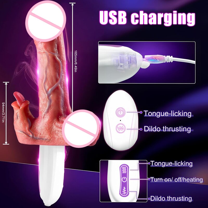 Silicone Massager Factory - Heating 5-in-1 Vibrator OEM