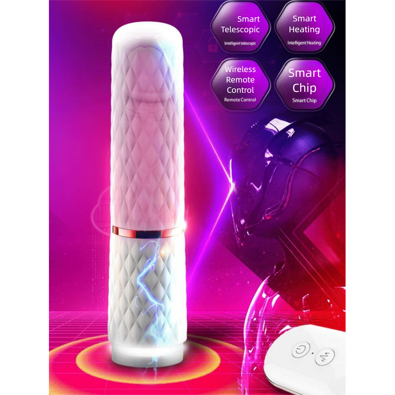 Telescopic Vibrator Factory - Heating Suction Cup Dildo