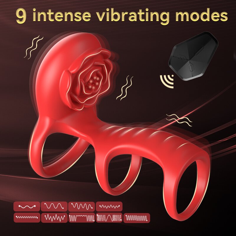 Rose Vibrator Ring Manufacturer - APP Remote Control OEM