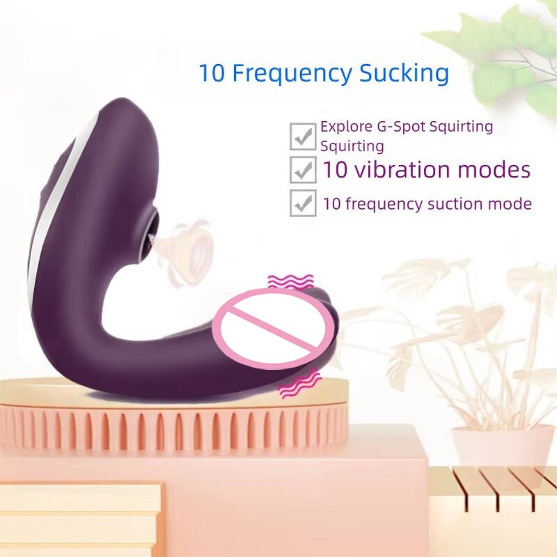 Wearable Vibrator Manufacturer - 10 Frequency Sucking Massager