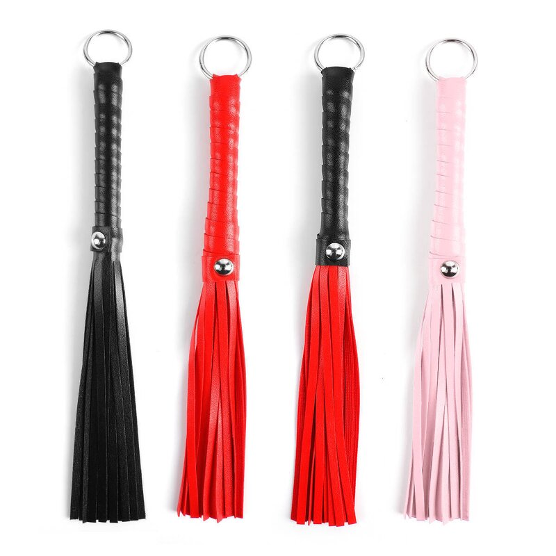 BDSM Whip Factory - Leather Tassel Flogger Crop