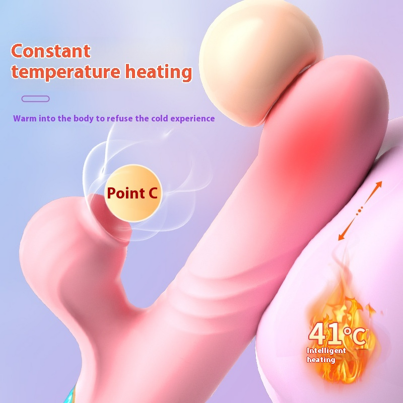 Heated Dildo Factory - Telescopic Vibrator LED Display