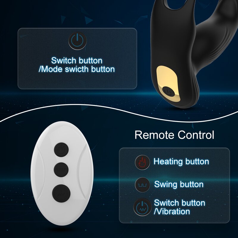 Anal Vibrator Manufacturer - Intelligent Heating Remote Control