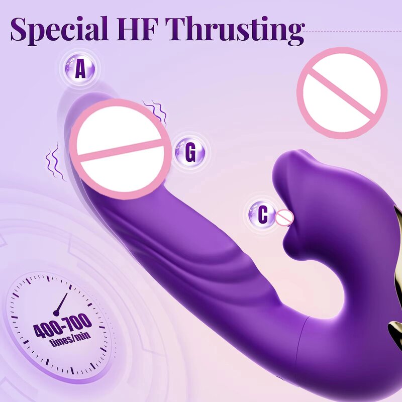 Rose Vibrator Factory - 2 in 1 Licking Tapping Jumping