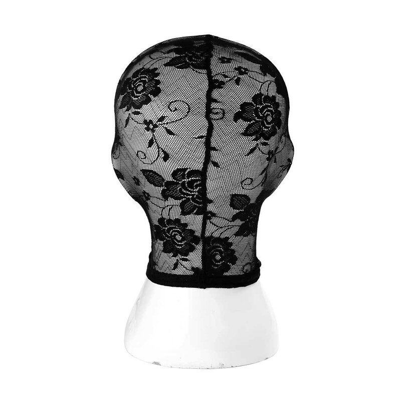 Veil Mask Manufacturer - Black Lace Pattern Headset