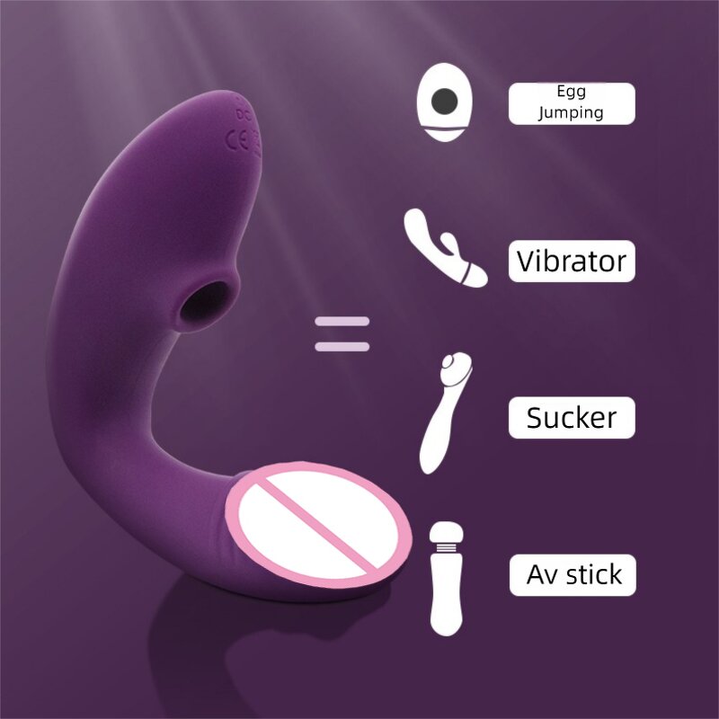 Wearable Vibrator Manufacturer - 10 Frequency Sucking Massager