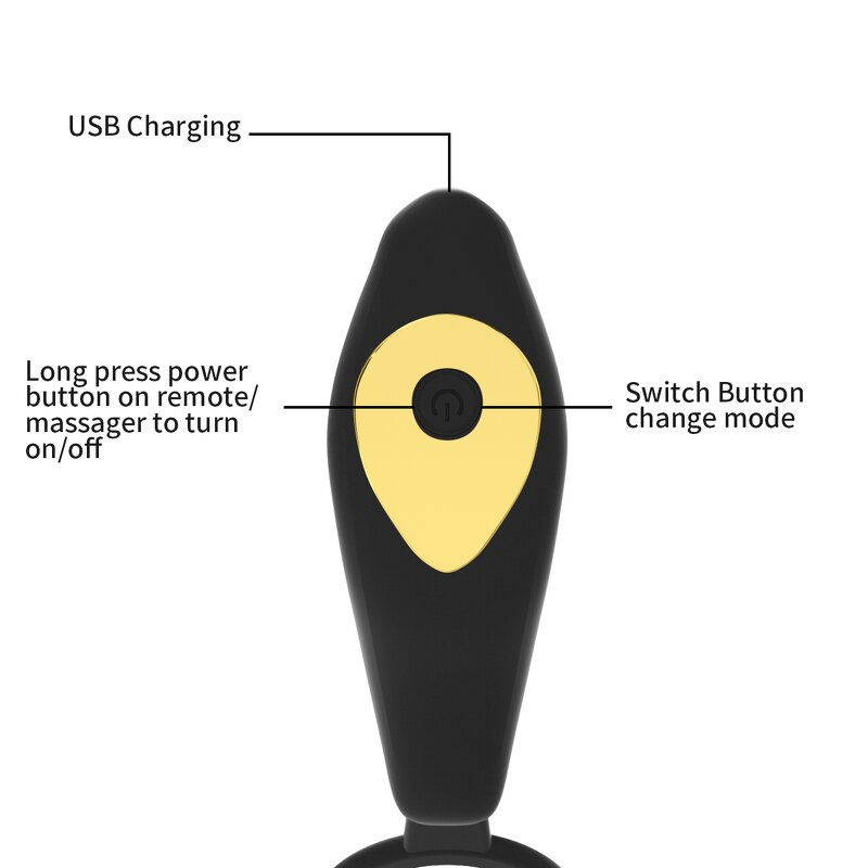 Anal Plug Factory - 10 Modes Wireless Remote Control