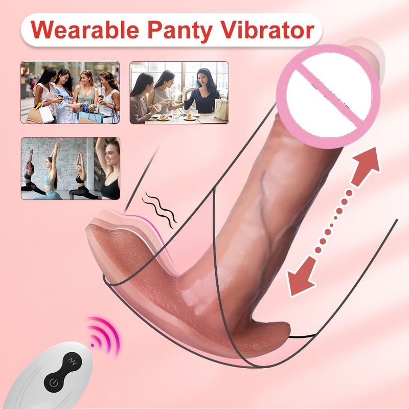 Wearable Dildo Factory - Telescopic Liquid Silicone Remote