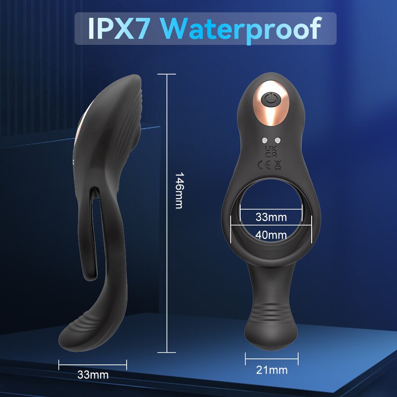 Vibrating Cock Ring Factory - Remote Control Silicone OEM