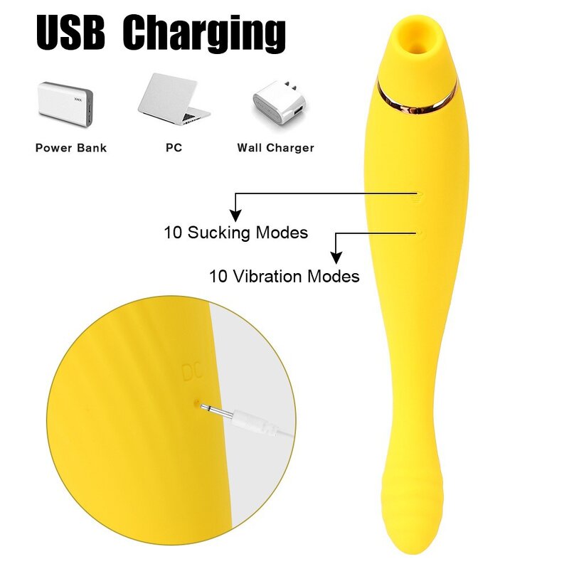 G-Spot Vibrator Factory - 10 Sucking Vibration Rechargeable