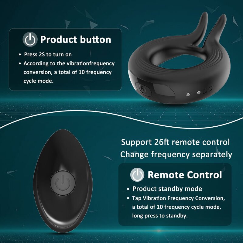 Sperm Locking Ring Factory - Rabbit Ears Rechargeable Ring