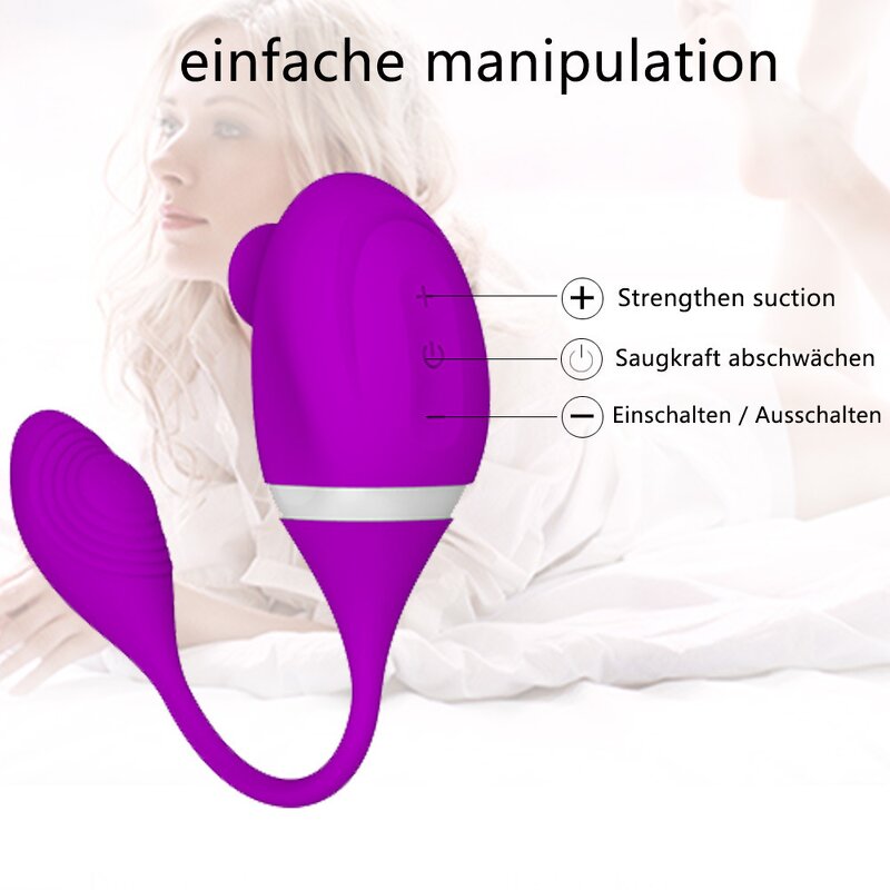 Love Egg Vibrator Manufacturer - Jumping Sucking 2 in 1