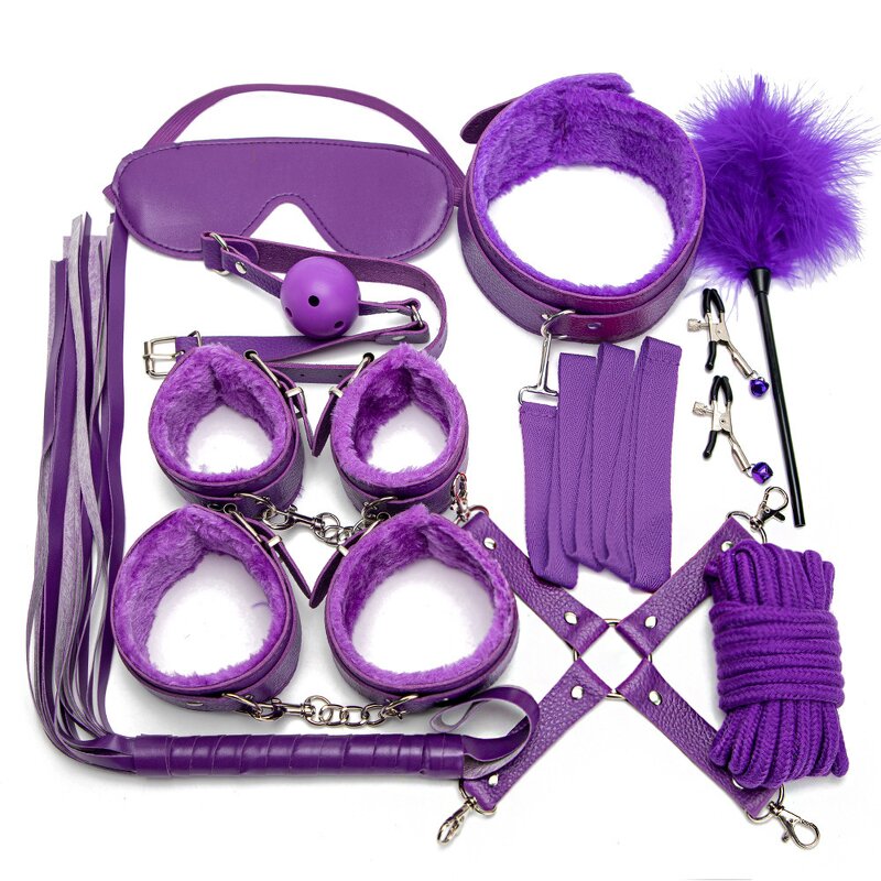 BDSM Kit Factory - PU Handcuff Ankle Cuff Set