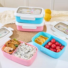 Lunch Box Manufacturer - OEM Custom 2 Rows Food-grade PP Microwave
