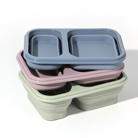 Lunch Box Manufacturer - Wholesale Spot Outdoor Folding Microwave Bento