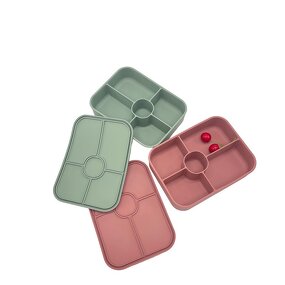 Lunch Box Manufacturer - OEM Custom 5 Rows Food-grade Silicone Microwave