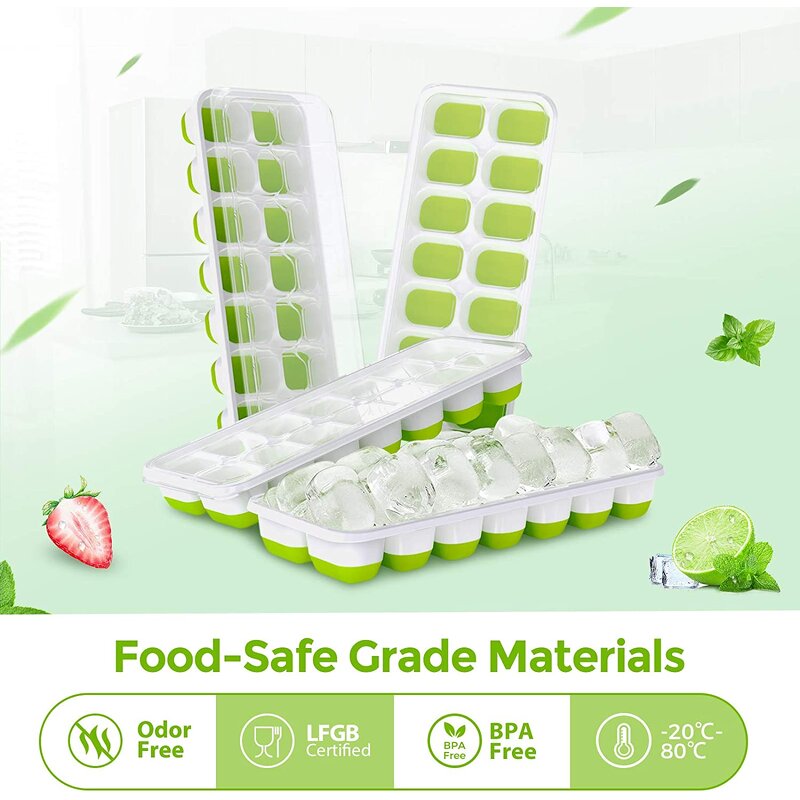 Ice Cube Trays Manufacturer - OEM Custom Bpa Free Stackable Easy-Release