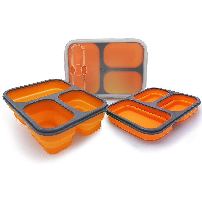 Lunch Box Set Manufacturer - OEM Custom Bpa Free Food Grade Silicone Leakproof