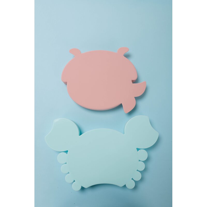 Baby Plate Manufacturer - OEM Custom Lovely Crab Shape Food Safe Silicone