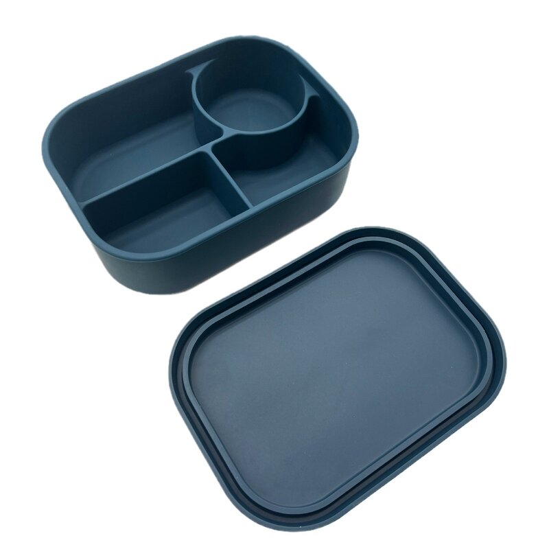 Lunch Box Manufacturer - OEM Custom 4 Rows Food-grade Silicone Microwave