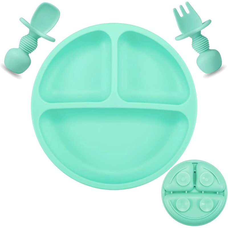 Baby Food Plate Manufacturer - OEM Custom Bpa Free Non-Slip Divided