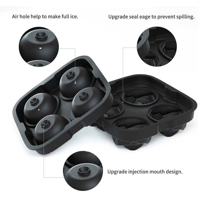 Ice Ball Maker Manufacturer - Wholesale Bpa Free Food Grade Silicone Rose