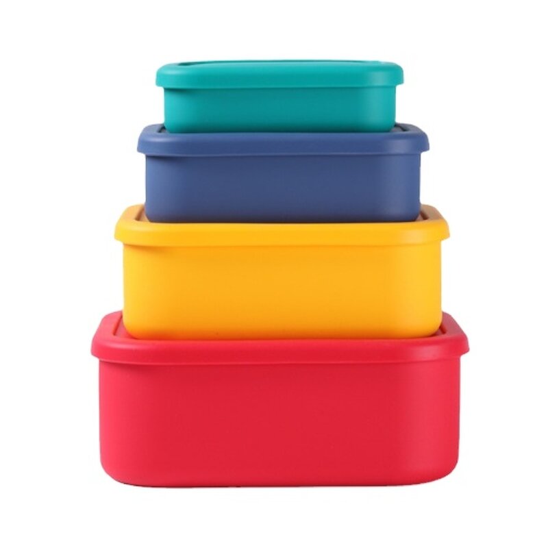 Lunch Box Set Manufacturer - OEM Custom 4 Pack Airtight Food Grade 100%