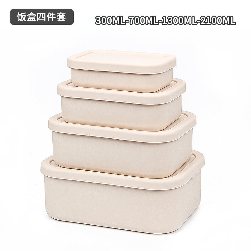 Lunch Box Set Manufacturer - OEM Custom BPA FREE 4 Pack Airtight Food