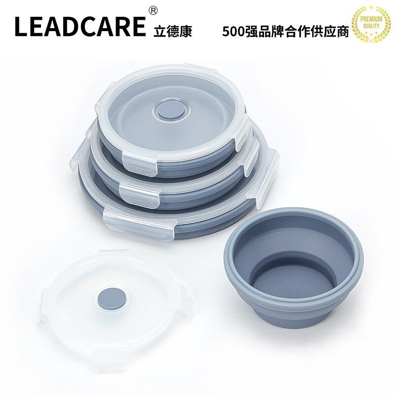 Lunch Box Manufacturer - OEM Custom Bpa-free Food Grade Silicone Folding