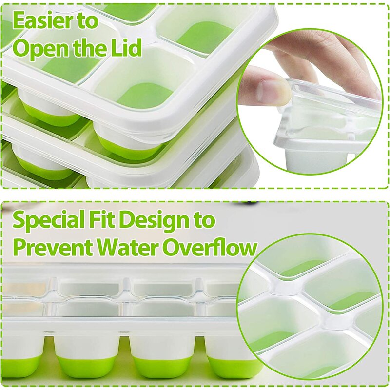 Ice Cube Trays Manufacturer - OEM Custom Bpa Free Stackable Easy-Release