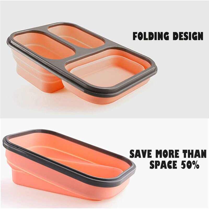 Lunch Box Set Manufacturer - OEM Custom Bpa Free Food Grade Silicone Leakproof
