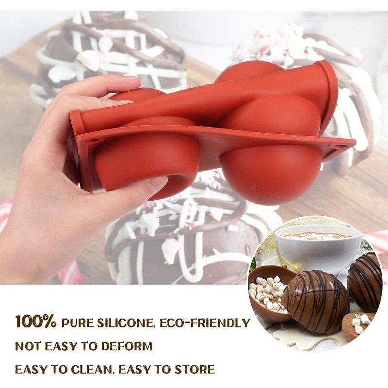 Cake Mould Manufacturer - OEM Custom Bpa Free Christmas Gift Semi Sphere