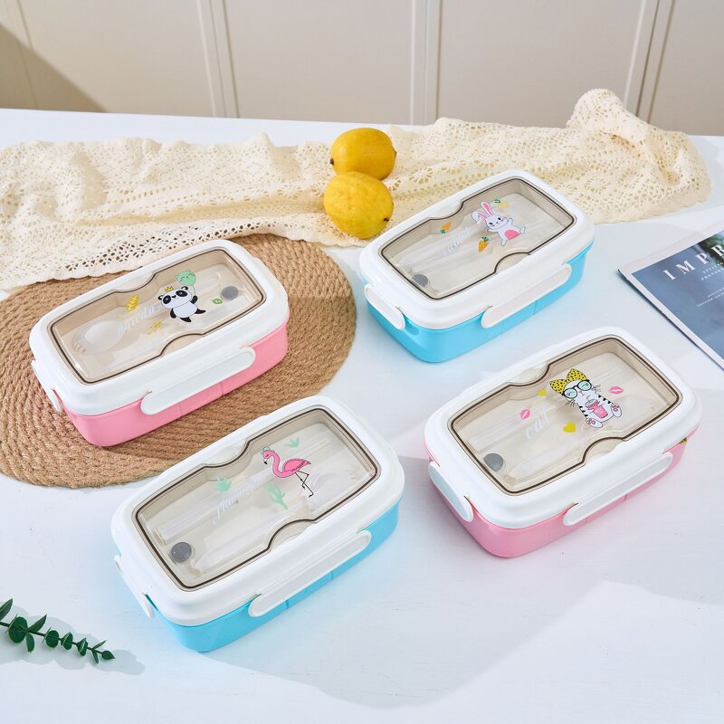 Lunch Box Manufacturer - OEM Custom 2 Rows Food-grade PP Microwave