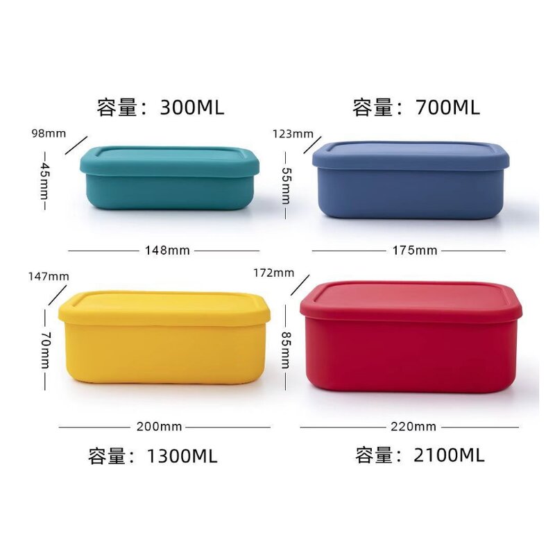 Lunch Box Set Manufacturer - Wholesale Factory BPA FREE 4 Pack Airtight