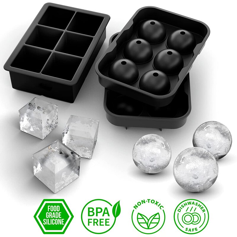 Silicone Ice Cream Mold Manufacturer - OEM Custom Whiskey Round Sphere