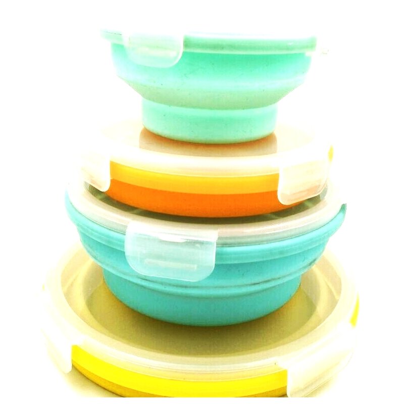 Food Container Manufacturer - OEM Custom Traveling Round Silicone Airtight
