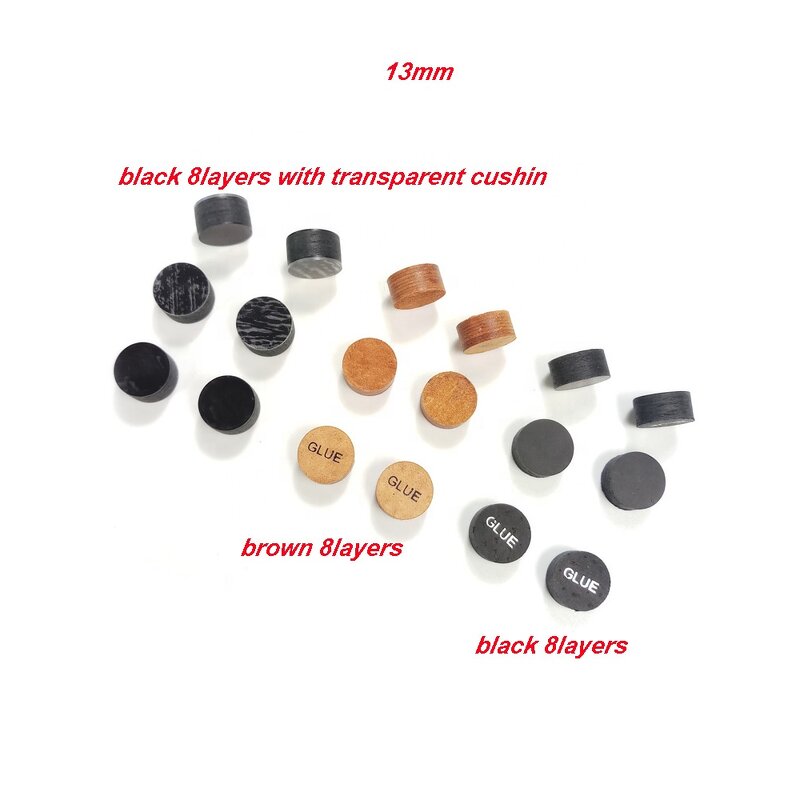 Imported Pigskin Tips Factory - 13mm Black/Brown 8L