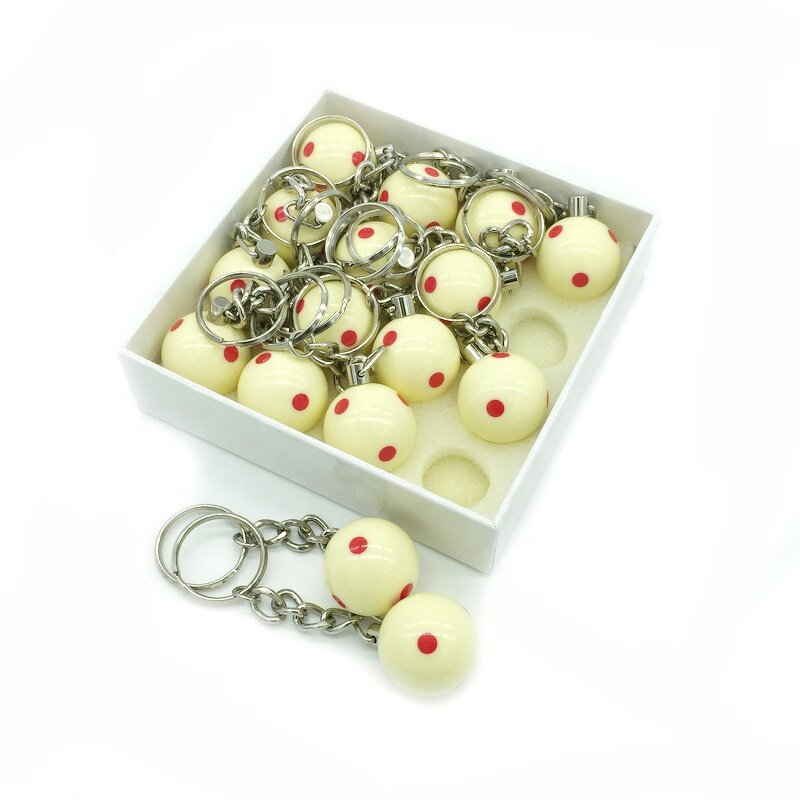 Pool Ball Keyring Supplier - Custom NO8/NO9/Whiteball