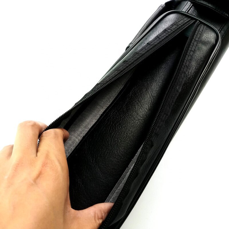 PU Leather Case Manufacturer - 6 Holes Brown With Frame