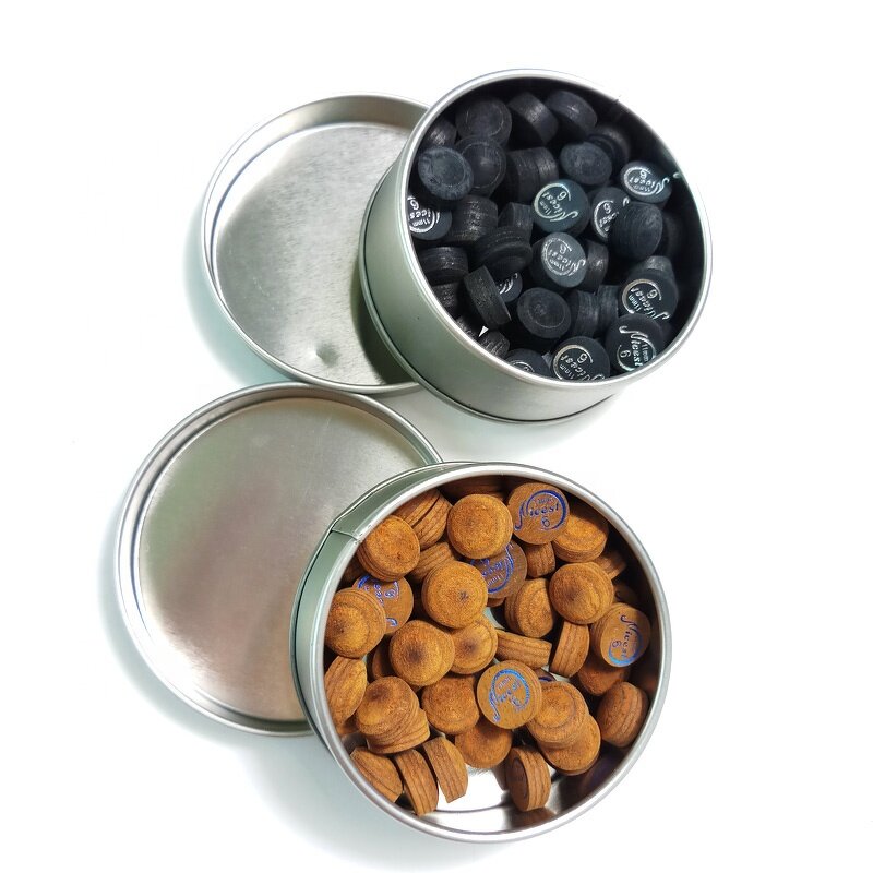 Snooker Cue Tips Supplier - 11mm Black/Brown Multi-layer