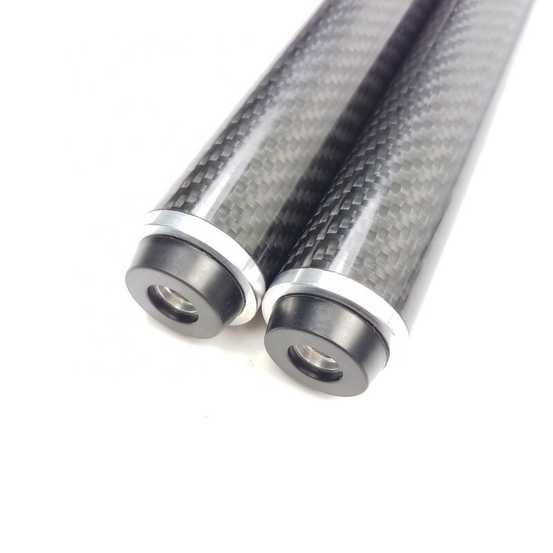 Billiards Cue Extension Factory - 8.5inch Black Carbon