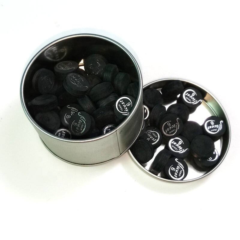 Pool Cue Tips Factory - NICEST 14mm Black 6 Layers