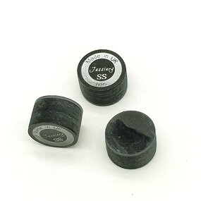 Clear Pool Cue Tips Supplier - 14mm Black with Cushion