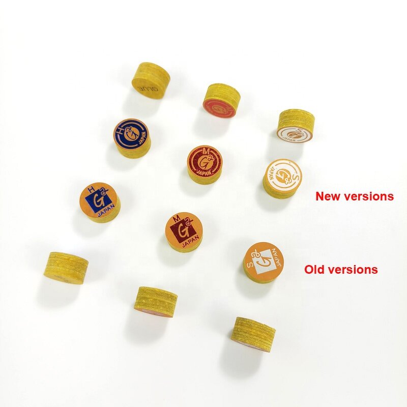 Billiards Cue Tips Factory - 14mm Brown 8L New G2