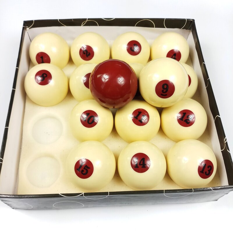 Russian Billiards Balls Factory - 68mm Resin Full Set