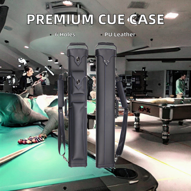 Pool Cue Case Supplier - Custom Logo 1/2 Split Case