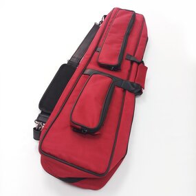 Leather Cue Case Manufacturer - 6 Holes Brown 1/2 Split