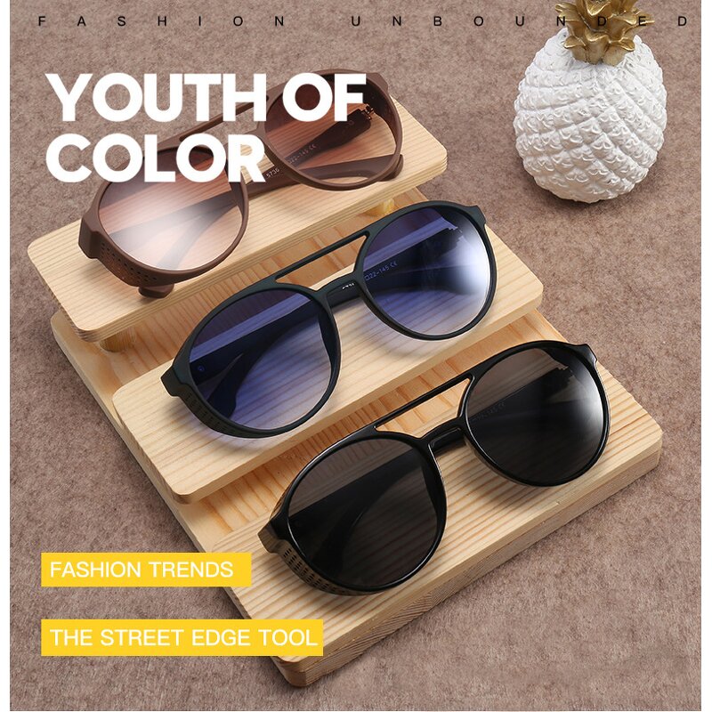 Sunglasses Manufacturer - OEM Custom Vintage Round Plastic Frame Windshield